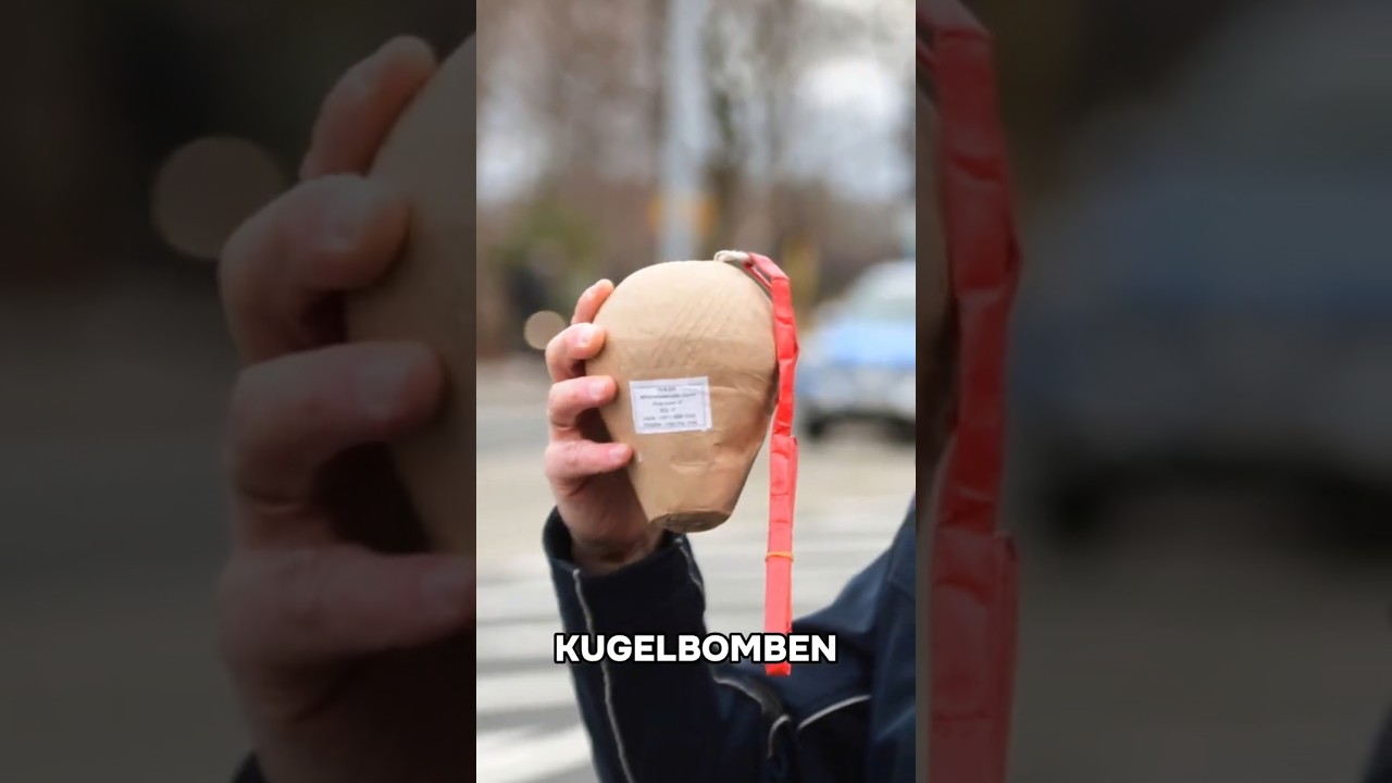 Deshalb sind Kugelbomben illegal...🔥 #silvester #feuerwerk