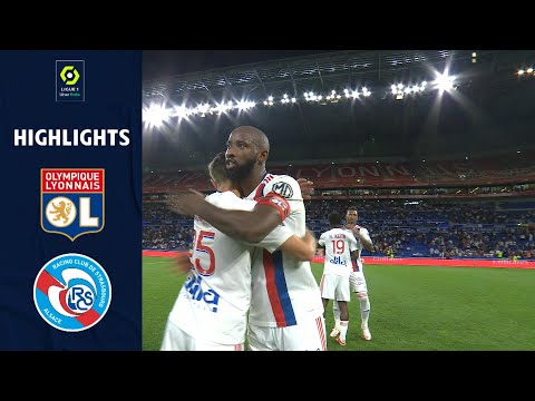 OLYMPIQUE LYONNAIS - RC STRASBOURG ALSACE (3 - 1) - Highlights - (OL - RCSA) / 2021-2022