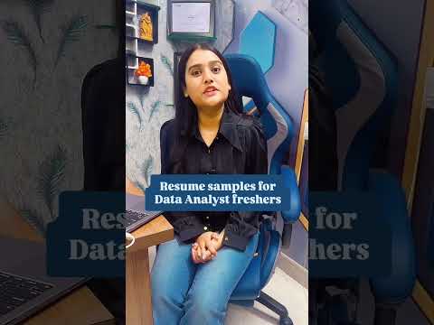 Resume samples for Data Analyst Freshers