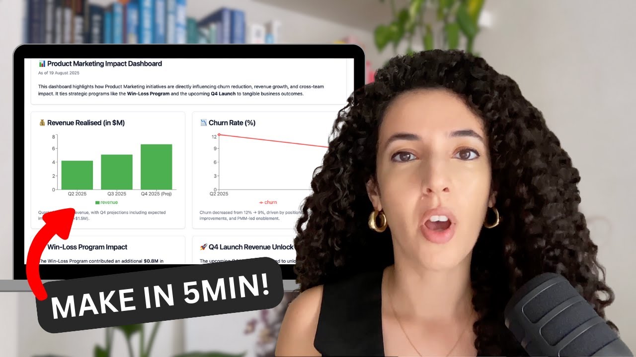 Create a Product Marketing Dashboard in 5 Minutes ๐