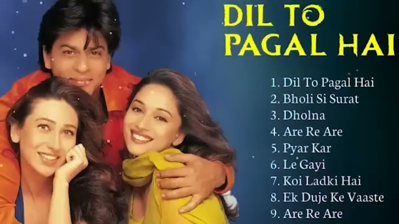 Dil To Pagal Hai Movie All Songs | Audio Jukebox Featuring Shah Rukh Khan, Madhuri Dixit, Karisma Kapoor
