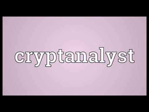 Cryptanalyst Meaning