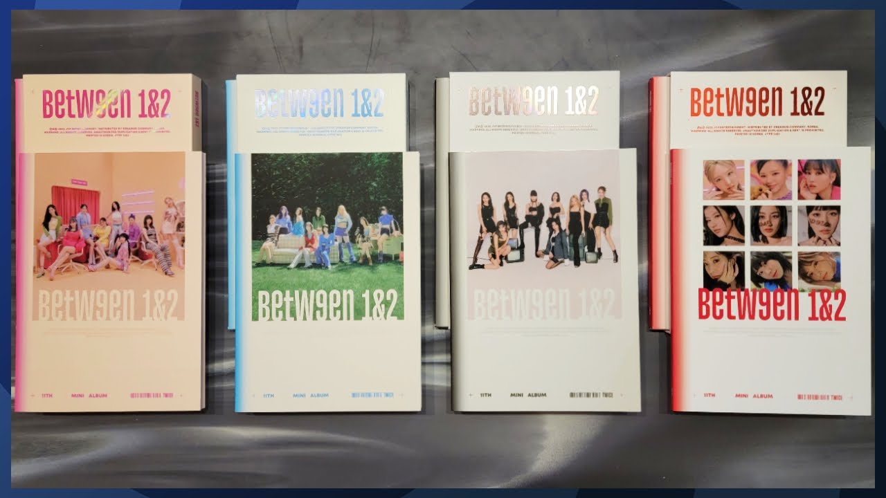 TWICE 11th Mini Album 'BETWEEN 1&2' All Versions Unboxing