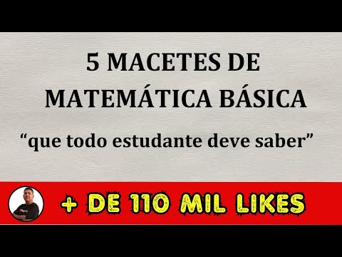 5 MACETES DE MATEMÁTICA BÁSICA - Prof. Robson Liers - Mathematicamente
