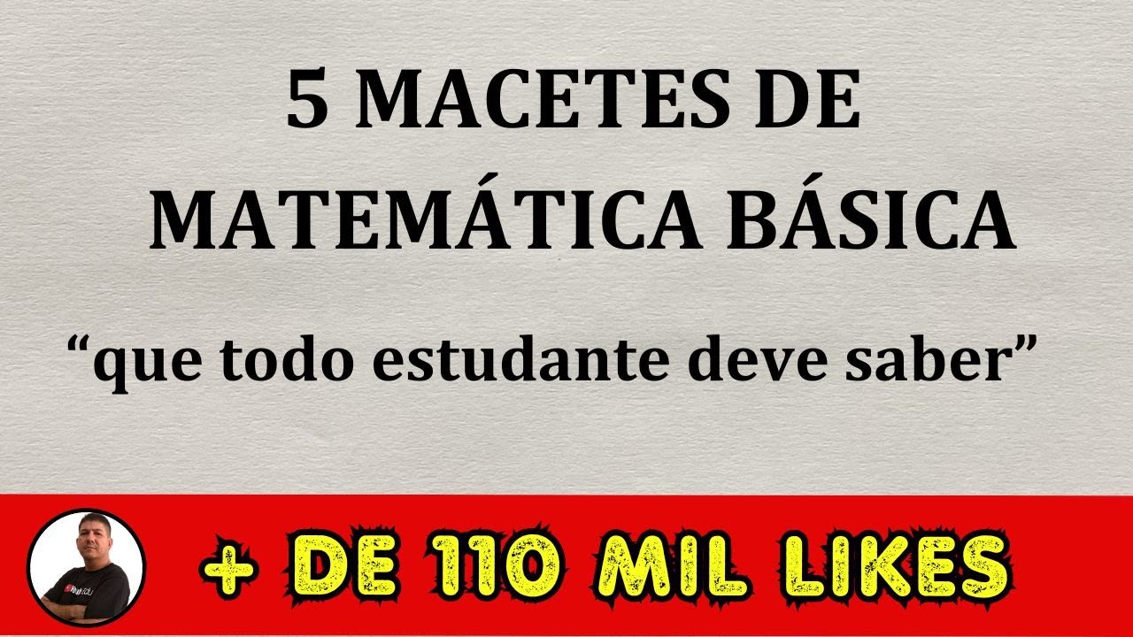 5 Top 5 Macetes de Matemática Básica para Concursos 📚 | Prof. Robson Liers