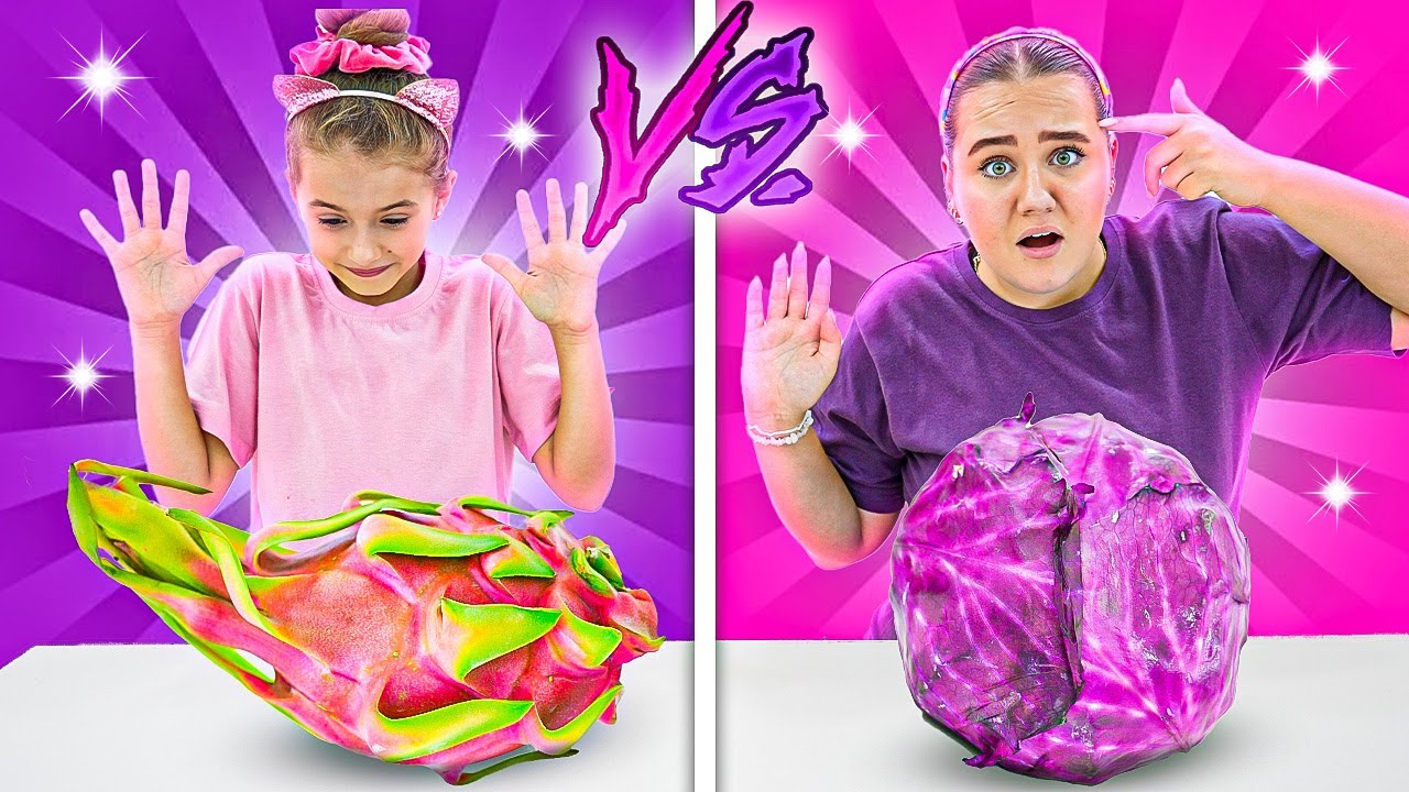 Ruby & Bonnie’s Pink vs Purple Color Challenge 🎨