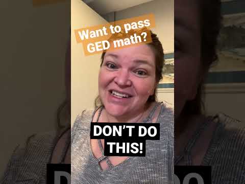 The worst mistake students make when studying for GED Math