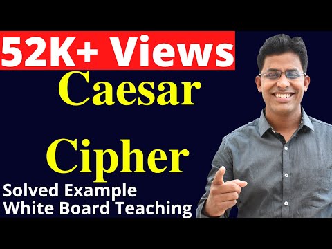 Caesar Cipher Encryption and Decryption with Solved Example.