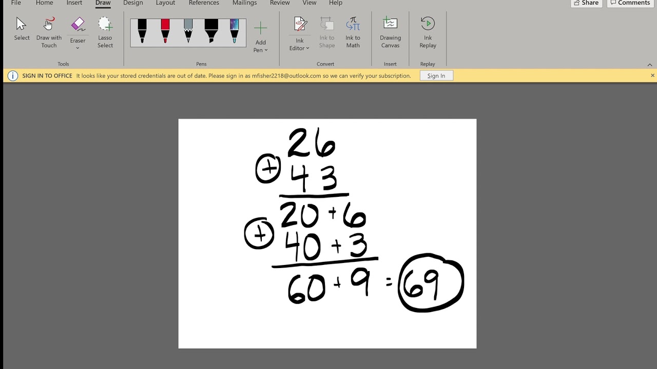 Double Digit Addition Without Regrouping Using Expanded Form