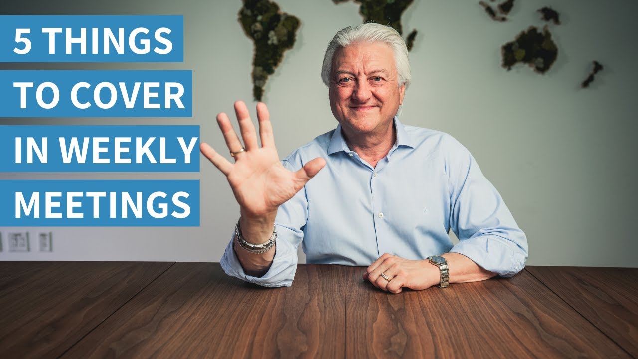 5 Top 5 Tips for Effective Weekly Team Meetings