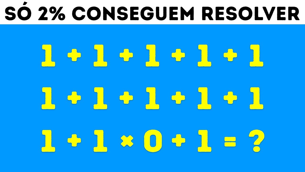 9 Desafios Matemáticos Que Virão a Cabeça dos Seus Amigos Mais Inteligentes 🤯