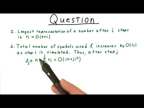 RAM Simulation Running Time Quiz Solution - GT - Computability, Complexity, Theory: Computability