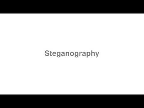 Correct Pronunciation of 'Steganography'
