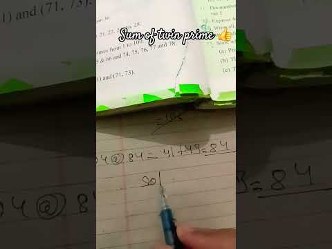 sum of twin prime number https://www.youtube.com/@Goldy-wp3ss#maths #ytshorts #mathstricks