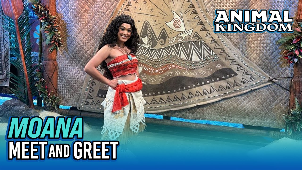 Meet Moana at Disney's Animal Kingdom 🌺
