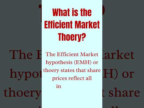 What is Efficient Market hypothesis (EMH) or thoery (EMT) ? | Explained | Learn stock market | #gsm