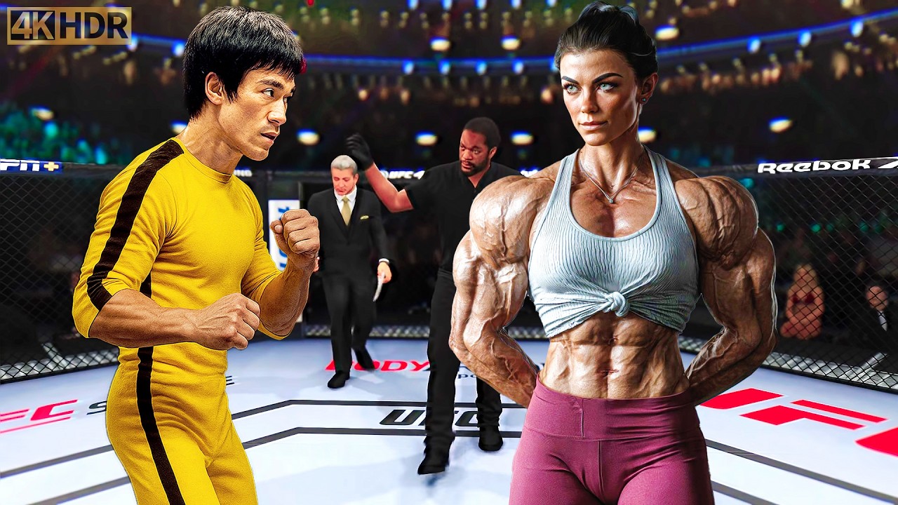 TRUE Bruce Lee vs. Elite Shredded Athlete | EA Sports UFC 5