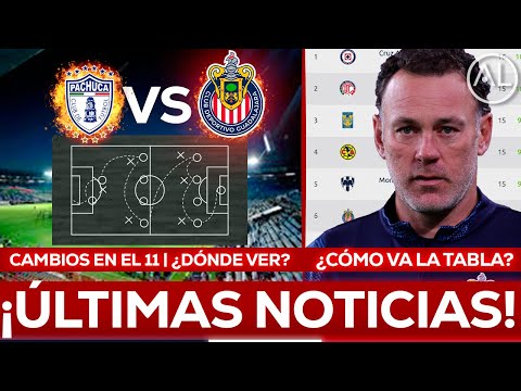 🔥 CAMBIOS EN EL 11 DE CHIVAS VS PACHUCA | DONDE VER EN VIVO | QUE NECESITA CHIVAS PARA CALIFICAR