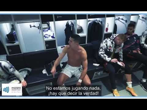 Cristiano Ronaldo furioso en vestuario de Juventus 😡