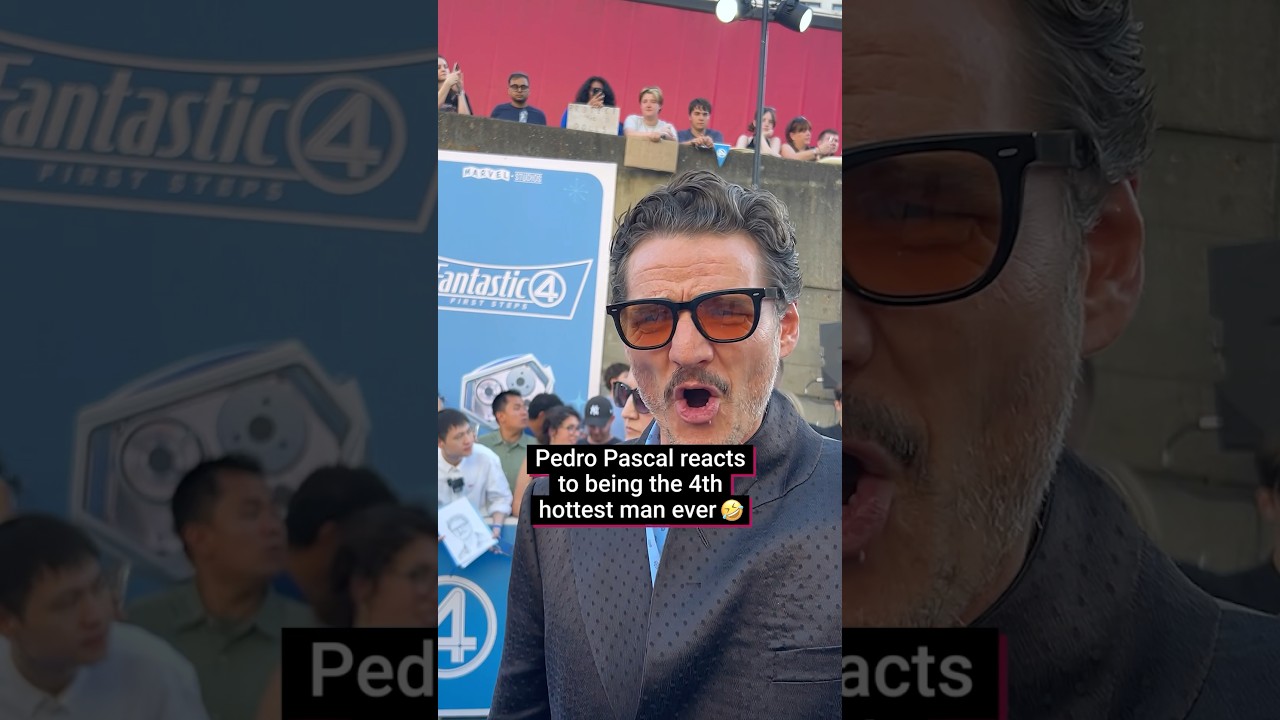 Pedro Pascal Reacts to Being 4th Hottest Man 😭