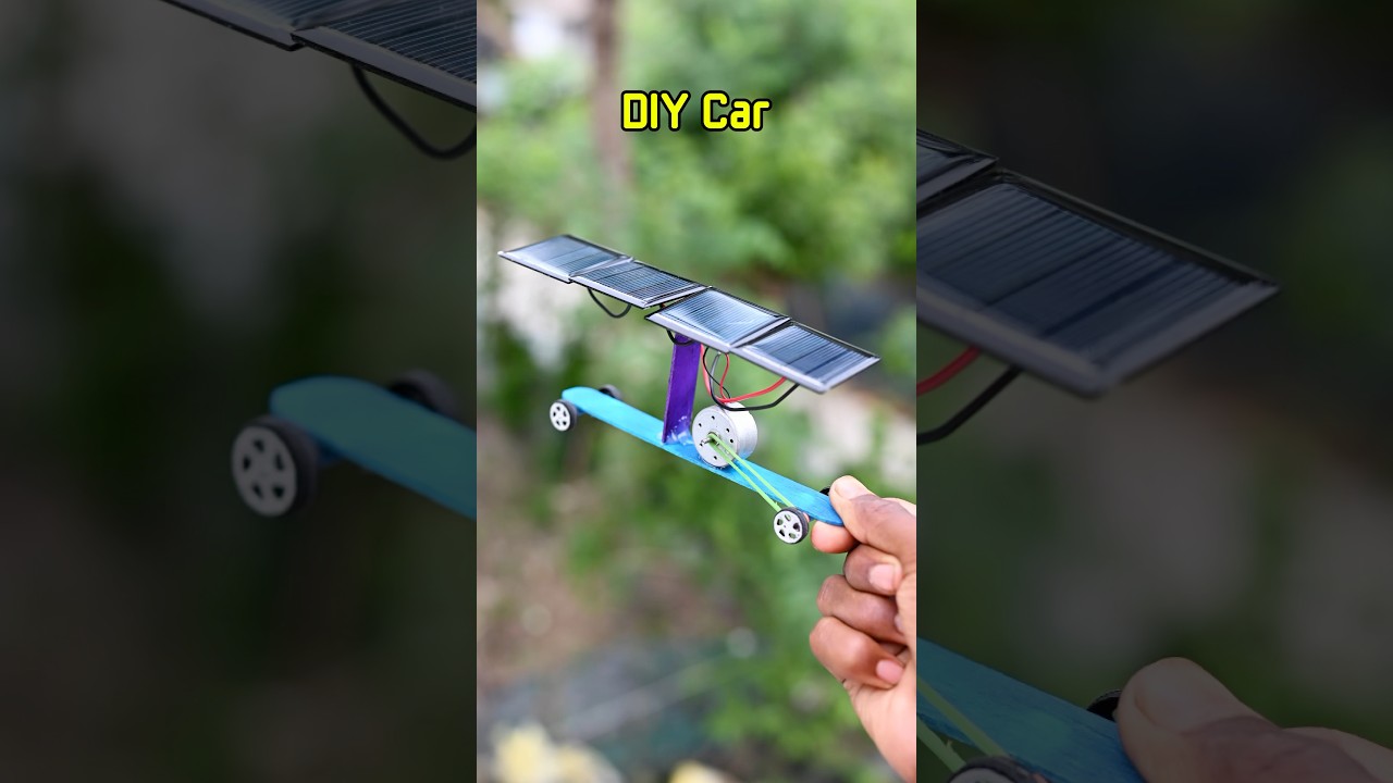 DIY Mini Solar Powered Car for Beginners