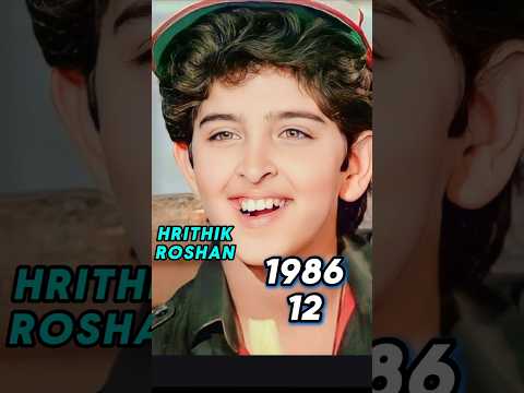 HRITHIK ROSHAN Age transformation (1974-2025) | Hrithik Old photos #90sbollywood #hrithikroshan