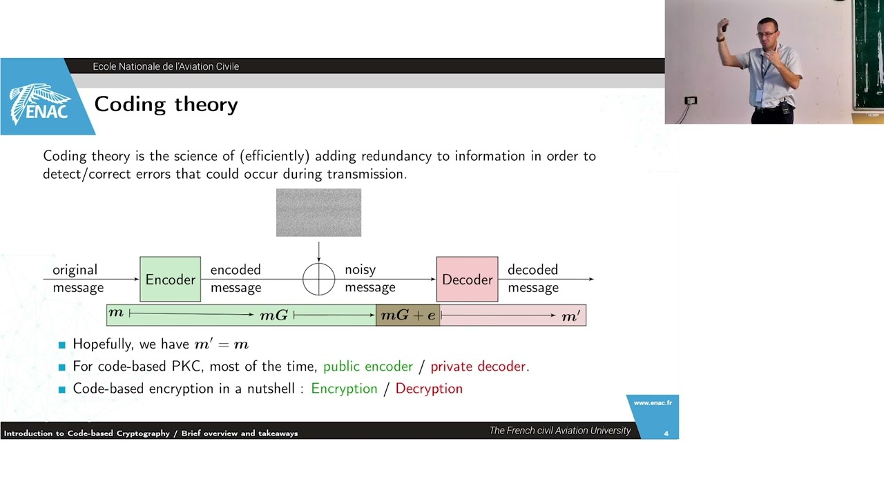 Explore Code-Based Post-Quantum Cryptography with Prof. Jean-Christophe Deneuville (Part 1/3) π
