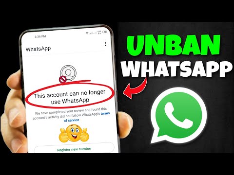 WhatsApp Unban Method 2025 || This account can no longer use WhatsApp Problem New Solution 2025
