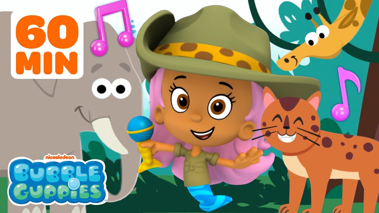Sing Animal Songs with Molly! 🐘 | Bubble Guppies