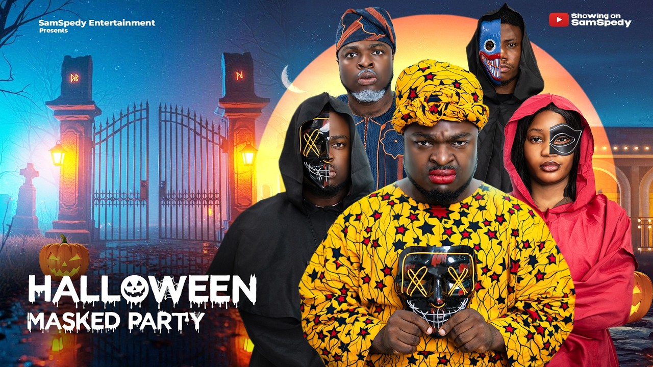 African Home: Halloween Masked Party Drama 🎭
