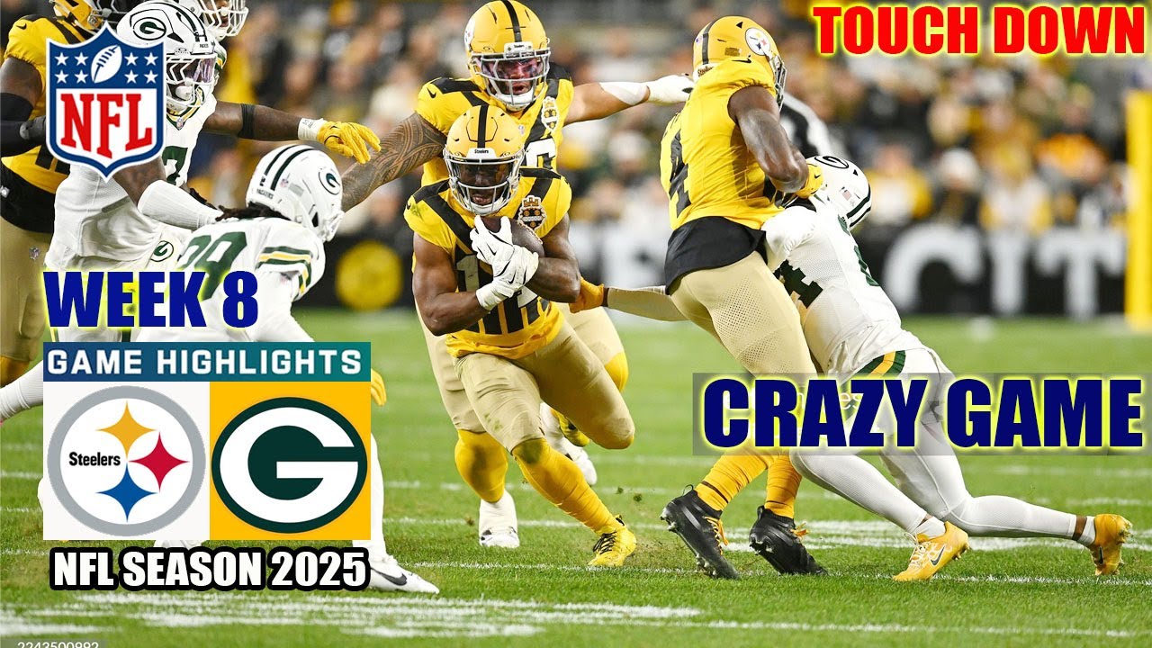 Steelers vs. Packers | Full Game Highlights | NFL Season 2025 🏈