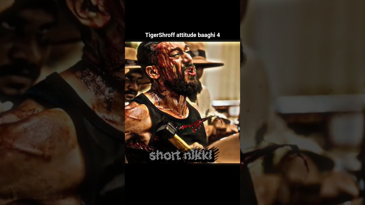 TigerShroff's Attitude in Baaghi 4 🔥