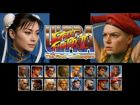 TODOS Los Luchadores De Ultra Street Fighter 2 En La Vida Real Con IA Usando ChatGPT y WAN 2.1 🎮🔥
