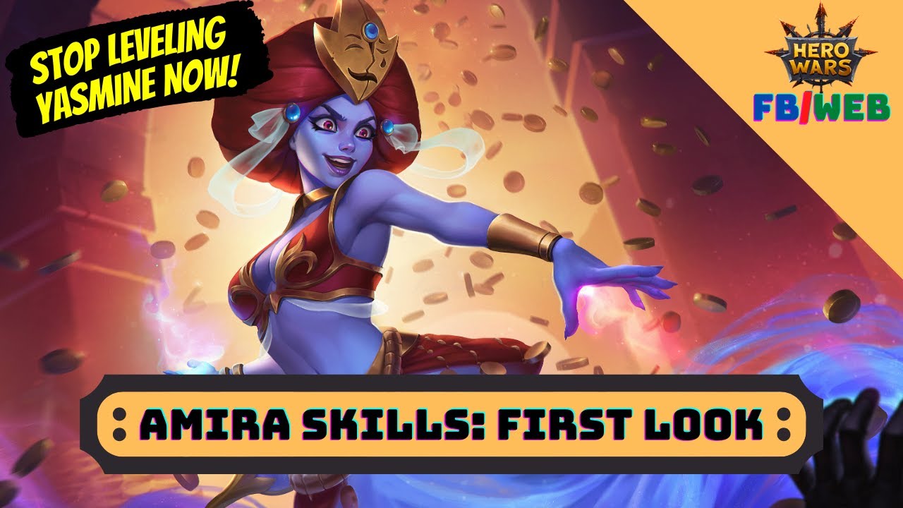 Amira Skills First Look! | Hero Wars Facebook