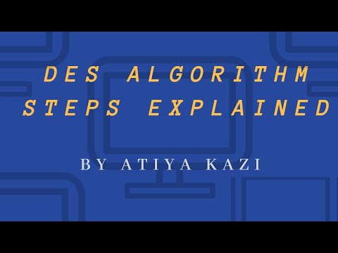 Data Encryption Standard (DES ALGORITHM) in Cryptography - PART 1- simple steps-Network Security