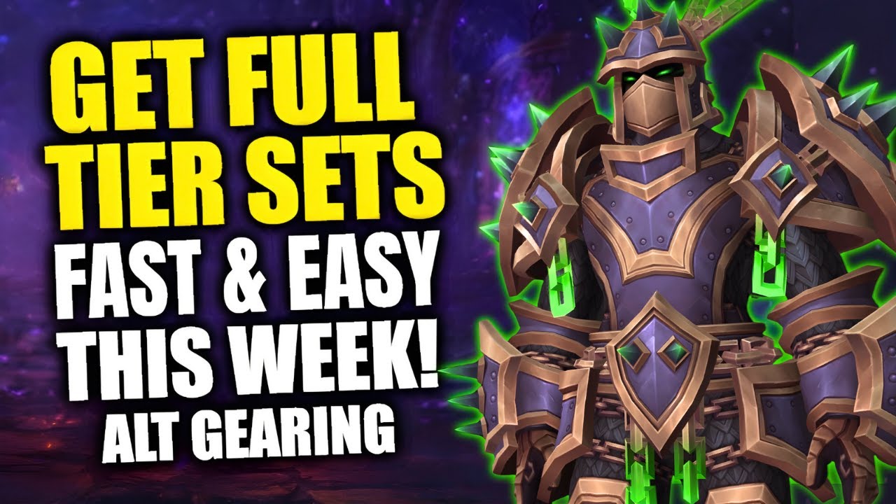 Get FULL Tier Sets FAST for Your Alts (Don’t Miss This!) | WoW Midnight Pre-Patch Gearing Guide