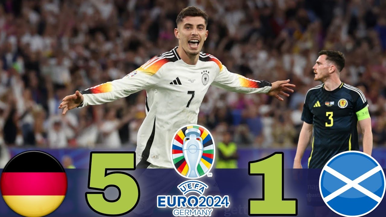 Germany 5-1 Scotland | Euro 2024 Highlights ⚽