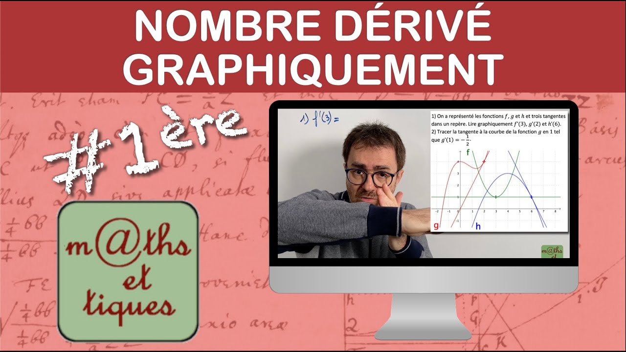 Lire graphiquement le NOMBRE DÉRIVÉ - Première