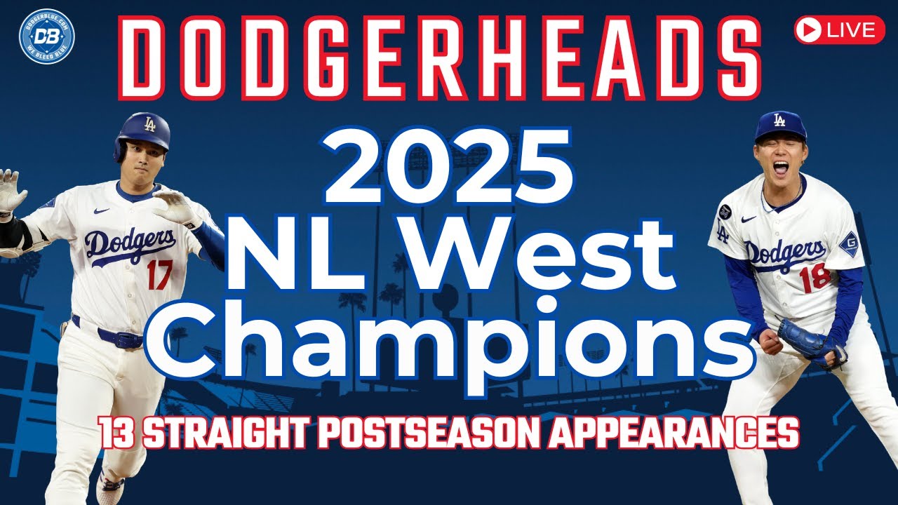Dodgers Secure 12th NL West Title in 13 Seasons 🏆