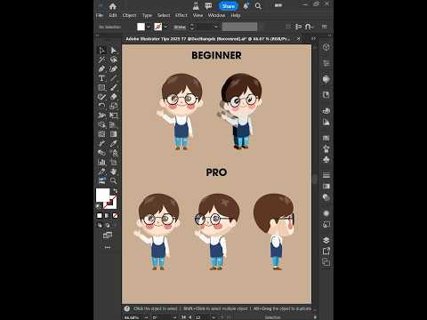 Adobe Illustrator 2025 - How to for converting from 2D to 3D using a Turntable Like a PRO