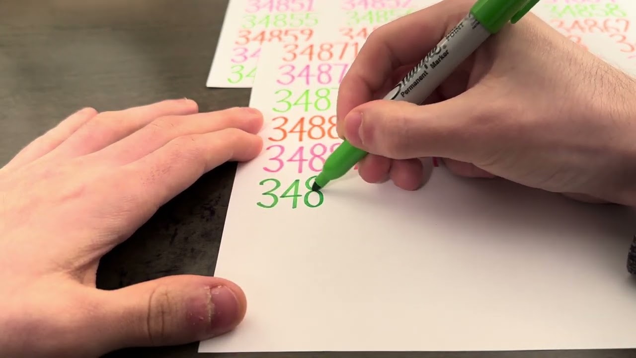 Counting Journey Through Writing Numbers ✍️