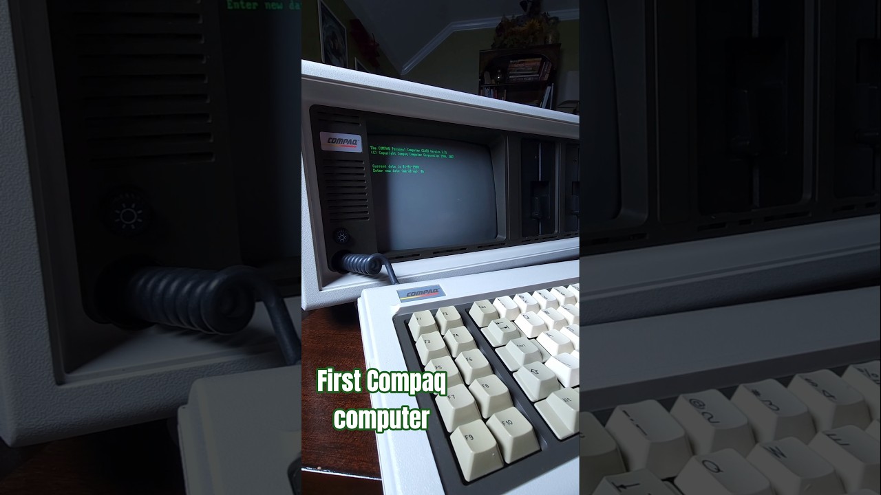 Reviving a Vintage Floppy Disk on a 1983 Compaq Portable ๐พ