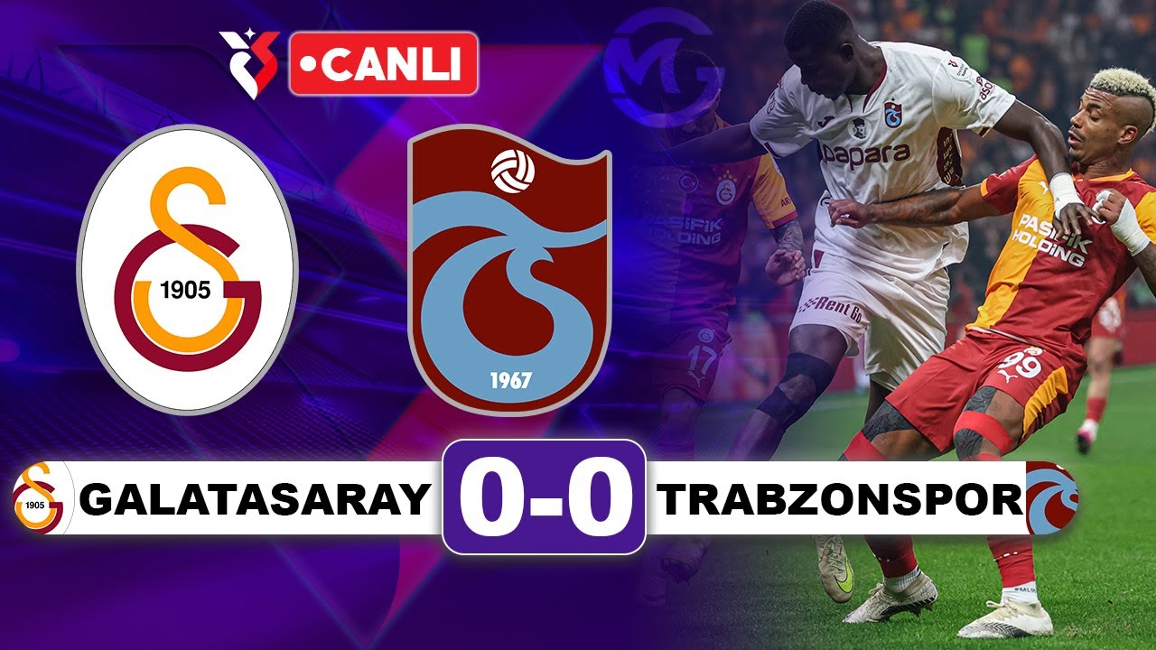 Galatasaray vs Trabzonspor 0-0: Canlı Süper Lig Maçı Özeti ⚽