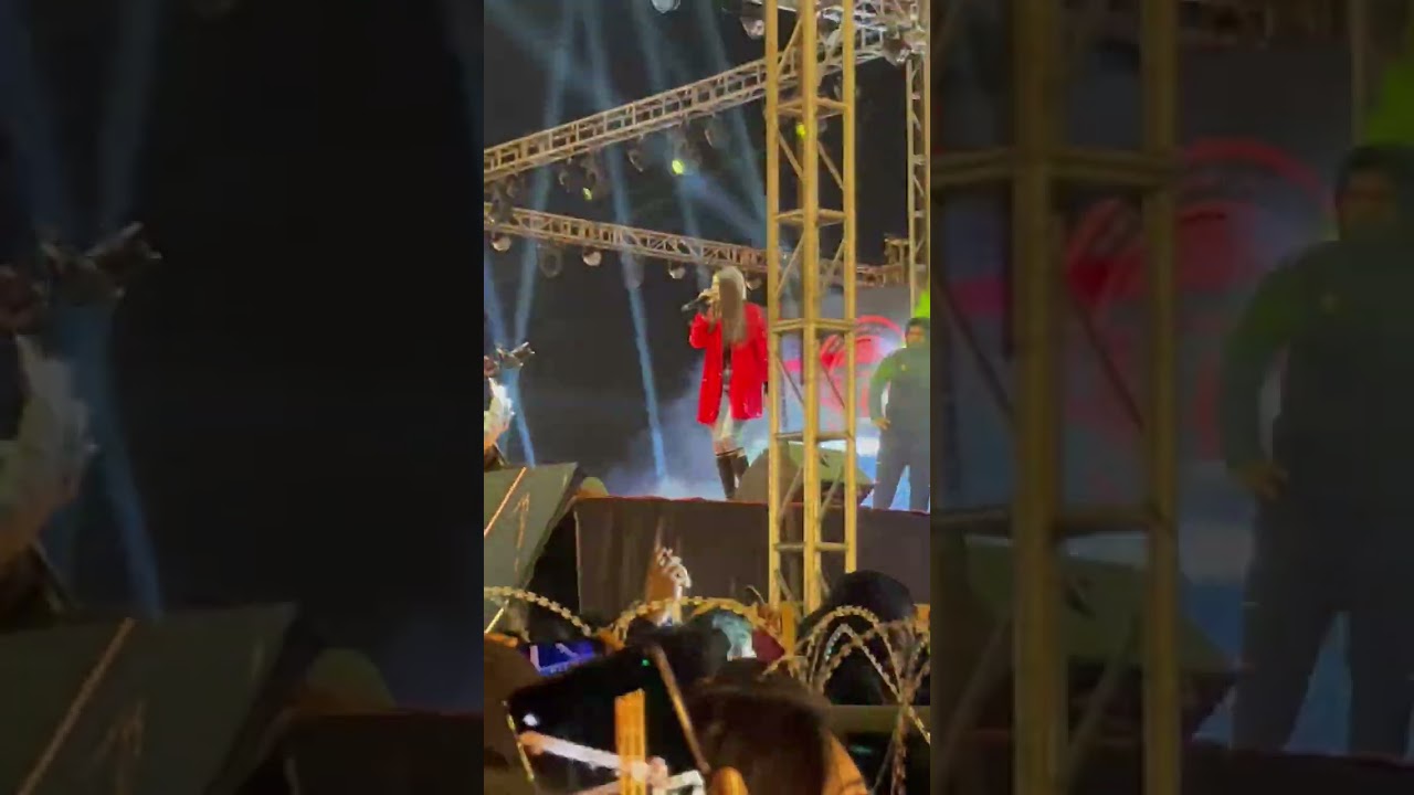 BAAZI - AIMA BAIG CONCERT IN CITI HOUSING JHELUM "MEGA NEW YEAR EVENT" #shorts #short #youtubeshorts