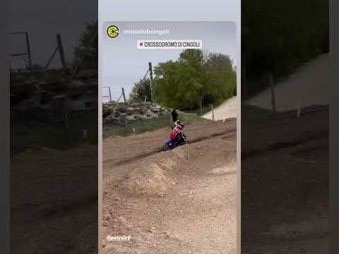 Petrucci, caduta choc al crossodromo di Cingoli