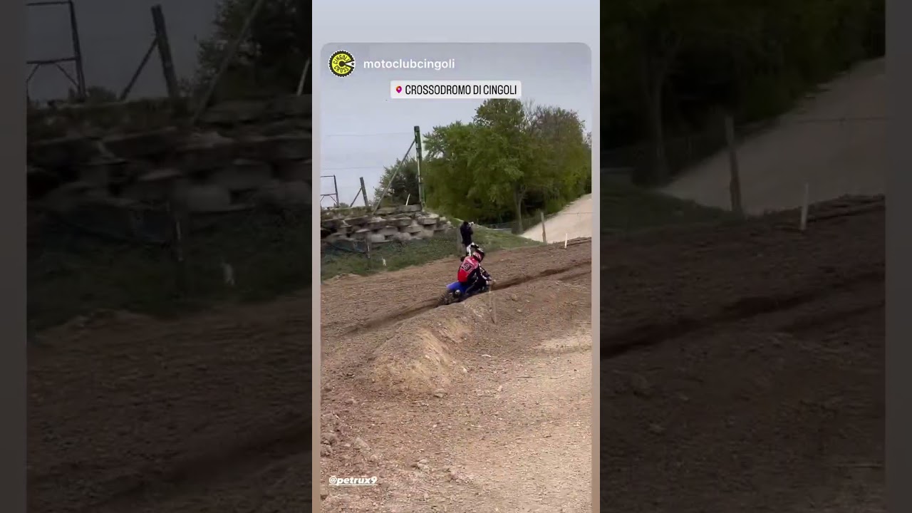 Petrucci in Shock After Serious Crash at Cingoli Cross Track 🏍️