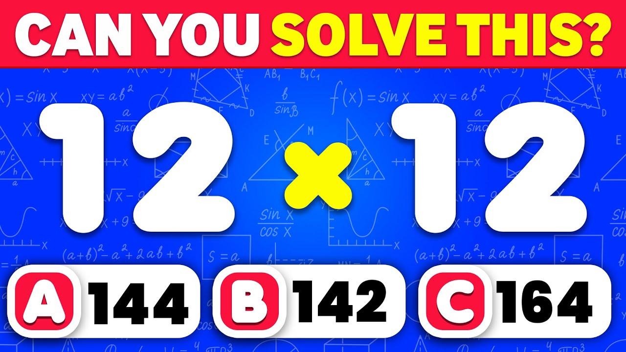 Can You Solve This Ultimate Math Quiz? Challenge Your Brain! 🧠