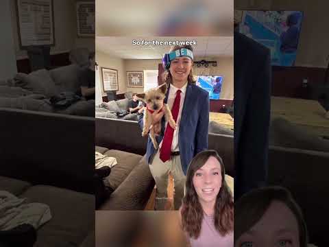 Missing Yorkie found pledging fraternity in southern Mississippi #dogs #shorts