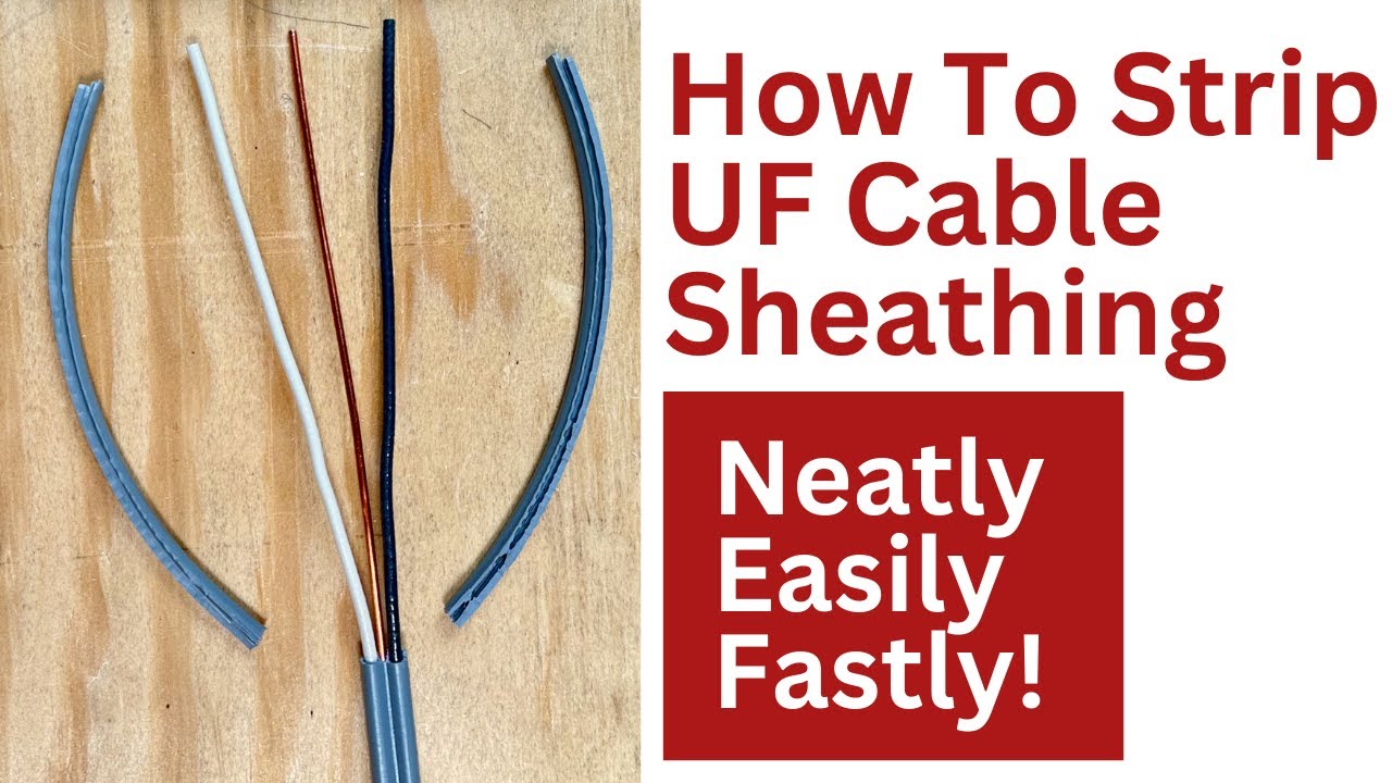 Quick & Easy Guide to Stripping UF Cable Sheathing 🛠️