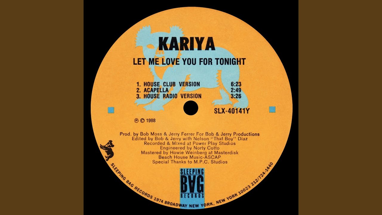 Let Me Love You for Tonight (House Club Mix) 🎶